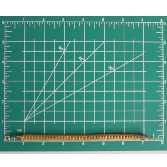 Woven Gold Tone Metal Bracelet With Golden Beads - Picture 10 of 11